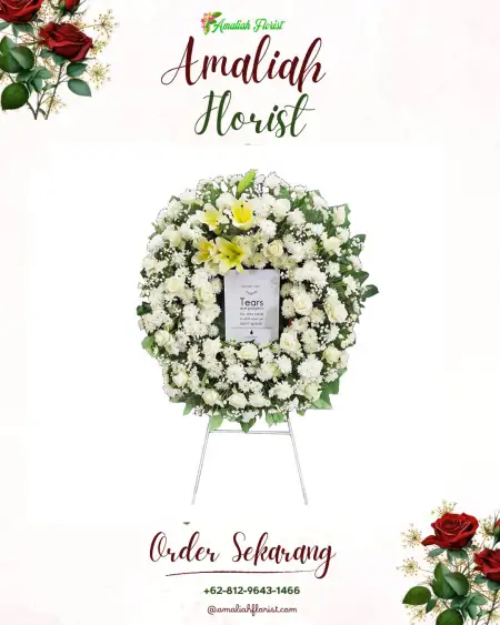 Krans Bunga Duka Wonomlati